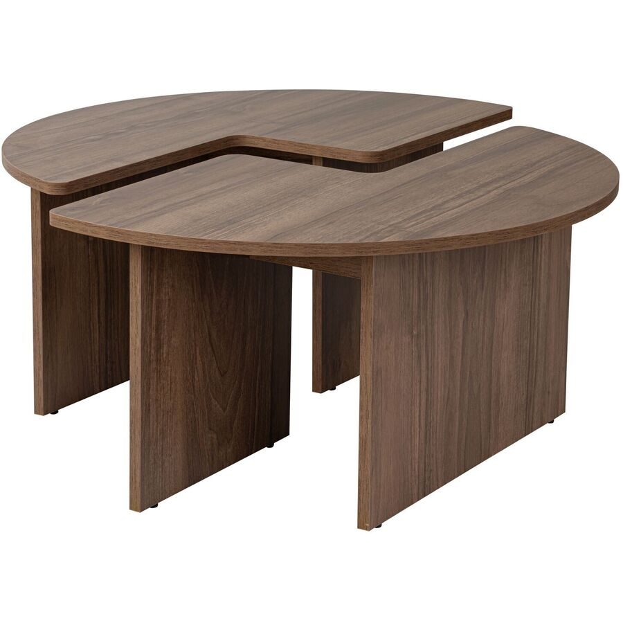 Salontisch Georis Braun Holz 90 cm - Farbe: Walnuss - Material: Holzwerkstoff - Salontisch