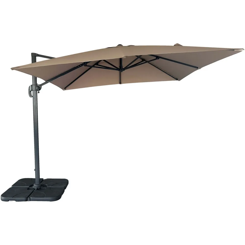 Sonnenschirm Xirena sand Aluminium/Polyester B 295 T 295 cm - Sonnenschirm