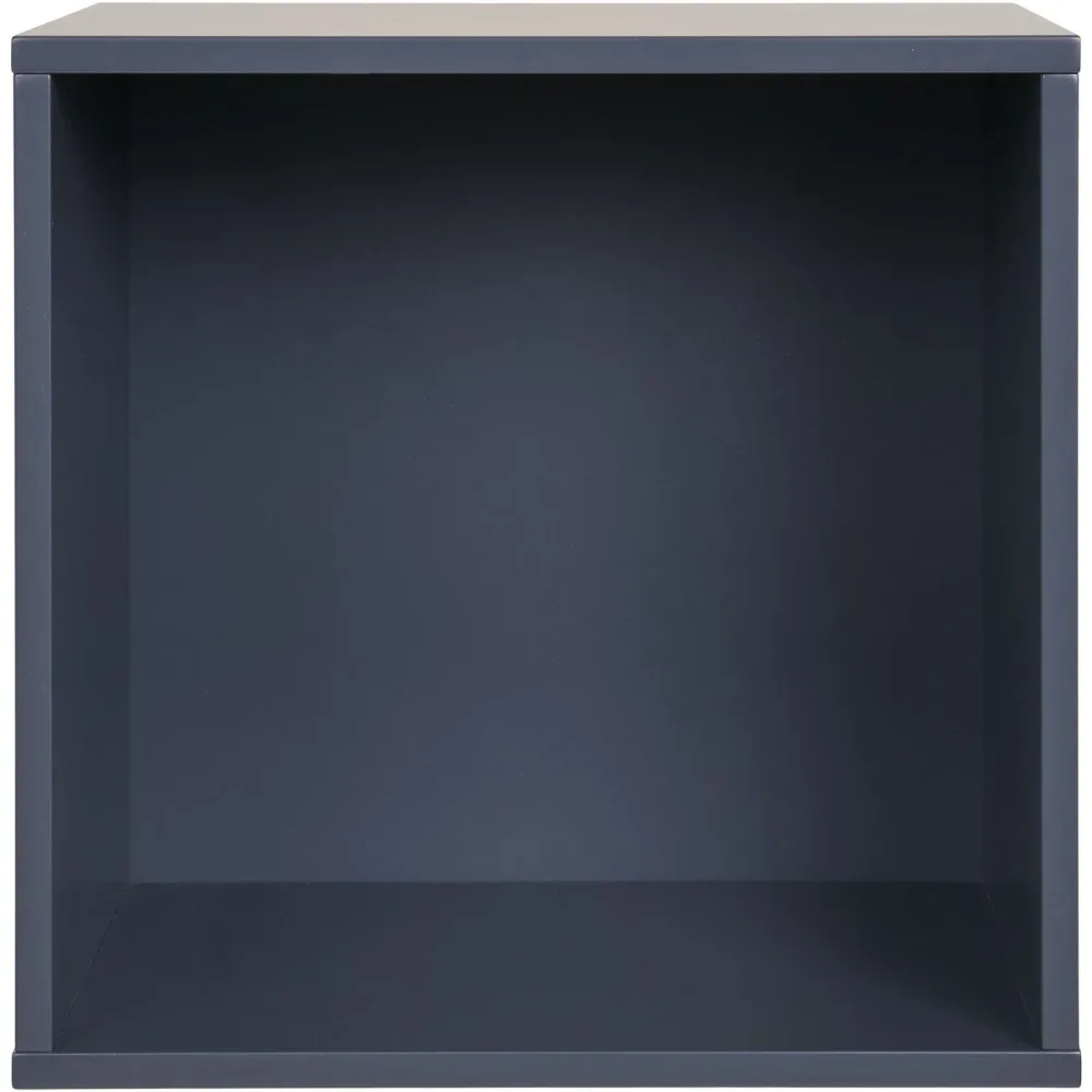 Wandelement Qatara Grau Holz/MDF 34 cm 34 cm - Farbe: Dunkelgrau - Wandelement