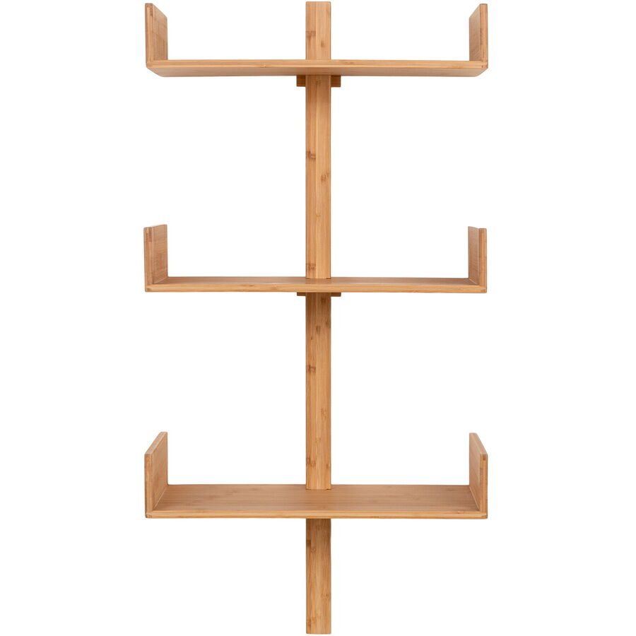 Wandregal Ozana Braun Bambus 50 cm 102 cm - Farbe: Nature - Wandregal