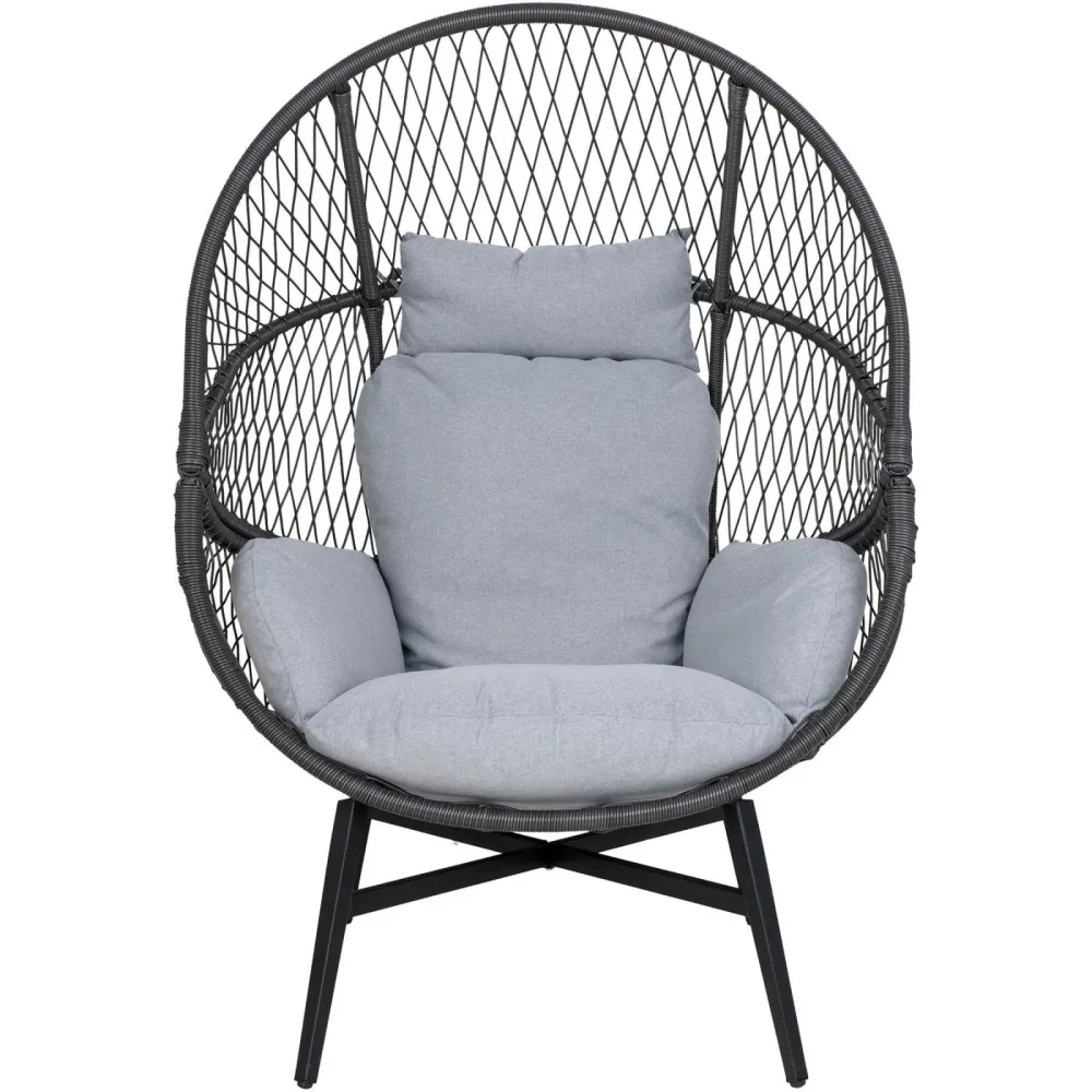 Gartensessel Nayron schwarz Rattan - Gartensessel - Wetterfeste Gartenmöbel & Accessoires