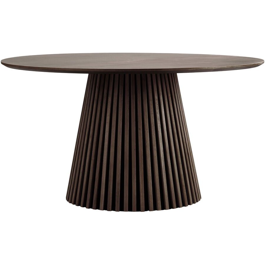 Esstisch Aunira Braun Holz/MDF 140 cm - Farbe: Dunkelbraun - Material: Eiche Furniert, MDF - Esstisch