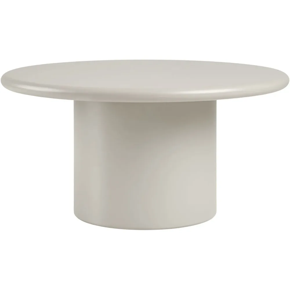 Salontisch Farado Beige MDF 80 cm - Farbe: sand - Salontisch