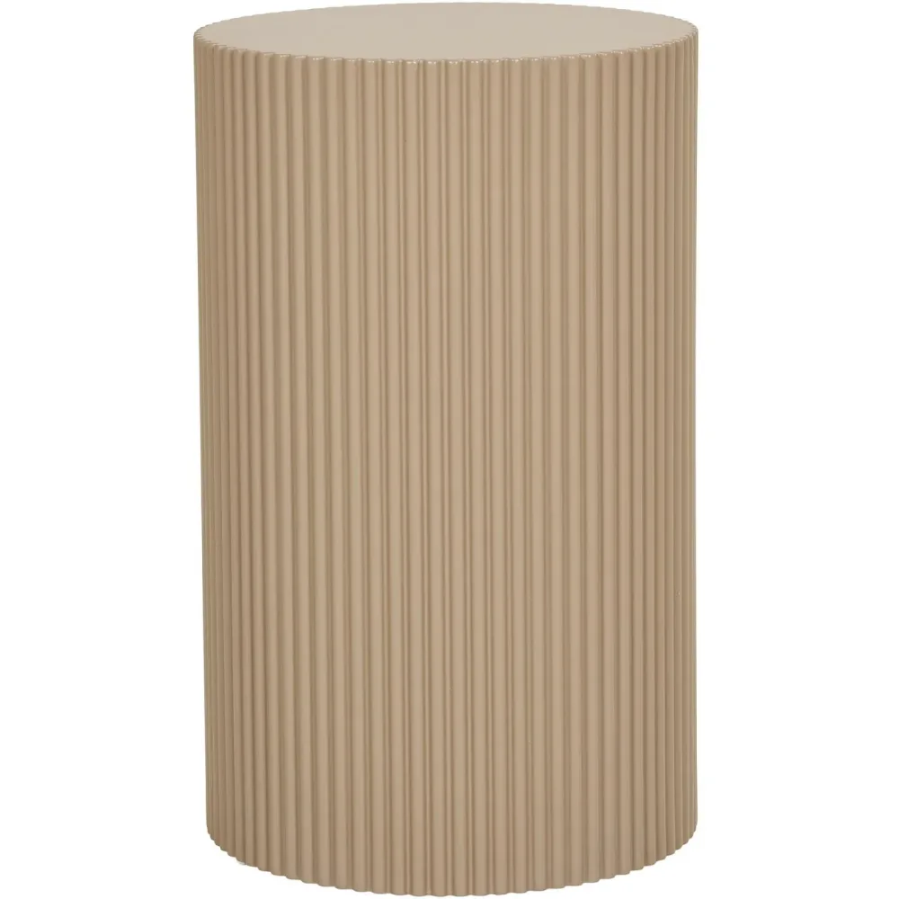 Beistelltisch Munavo Beige/Grau Holz 30 cm - Farbe: grau/beige - Material: MDF - Beistelltisch