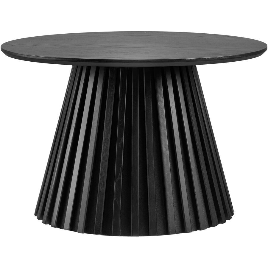 Salontisch Aunira Schwarz Holz/MDF 70 cm - Material: Eiche Furniert, MDF - Salontisch