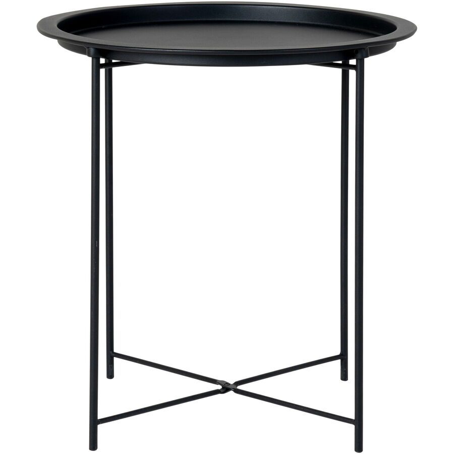 Beistelltisch Xendia Schwarz Stahl 47 cm - Beistelltisch
