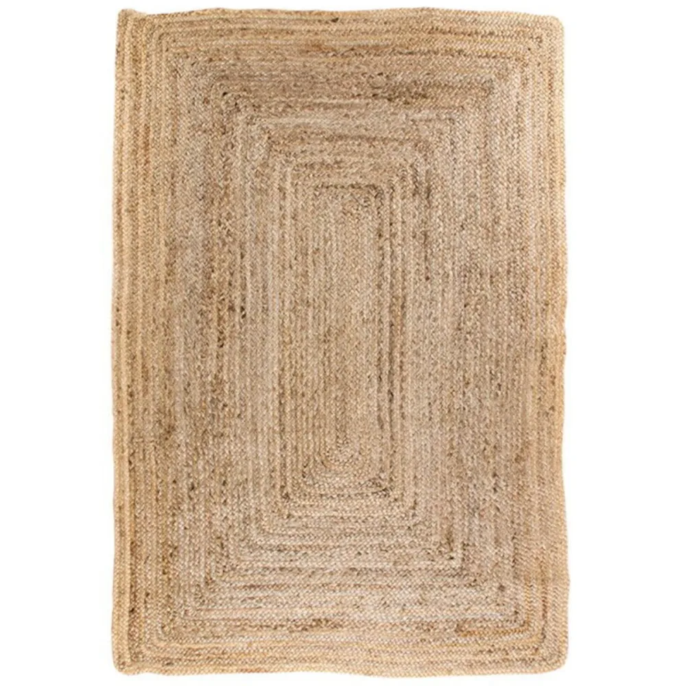 Teppich Runavo Beige Jute 60 cm 90 cm - Farbe: Nature - Teppich
