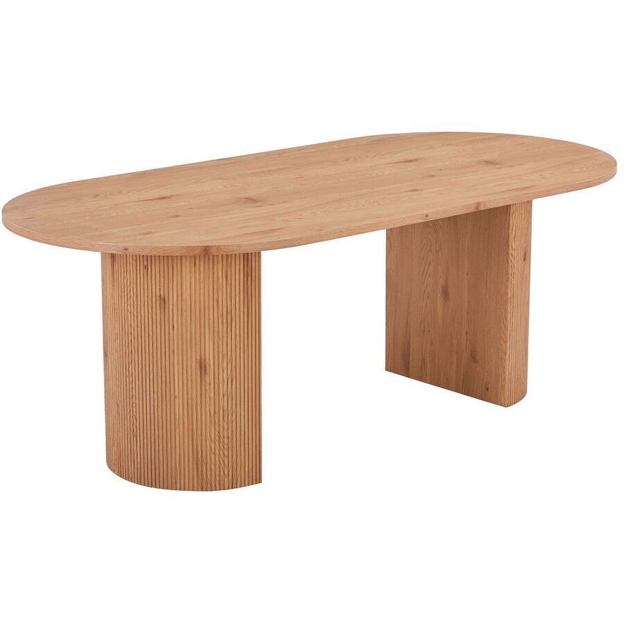 Esstisch Belaro Braun MDF/Papier 100 cm - Farbe: Nature - Material: MDF, Dekorpapier - Esstisch