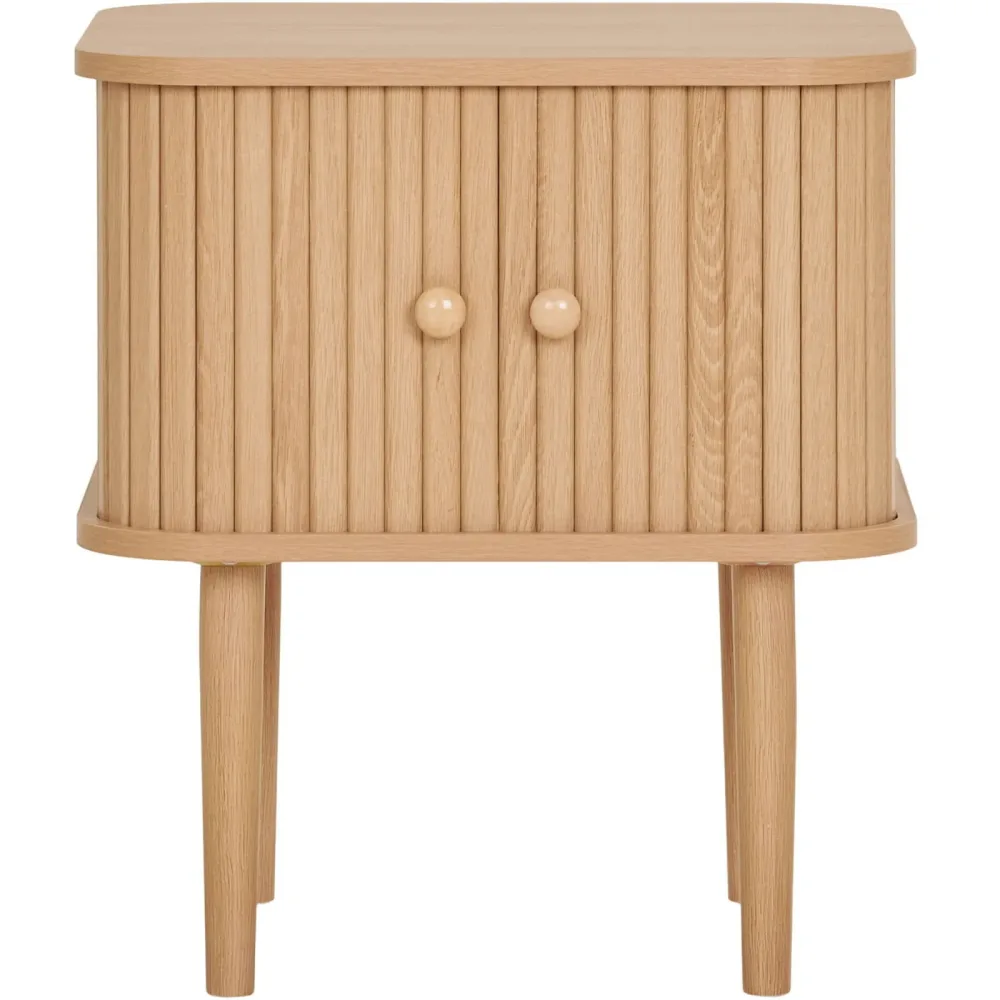 Beistelltisch Rimora Braun Holz 40 cm - Farbe: Nature - Material: MDF - Beistelltisch