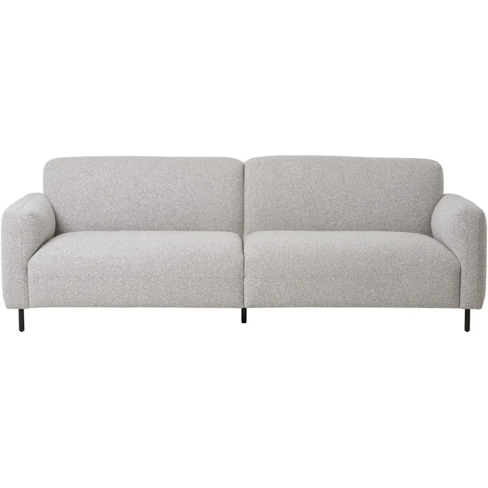 Sofa Pavora Grau Polyester 228 cm 93 cm - Farbe: hellgrau - Sofa