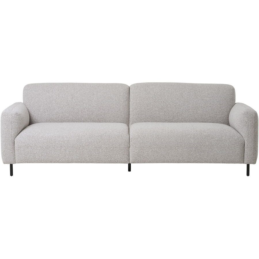 Sofa Pavora Grau Polyester 228 cm 93 cm - Farbe: hellgrau - Sofa