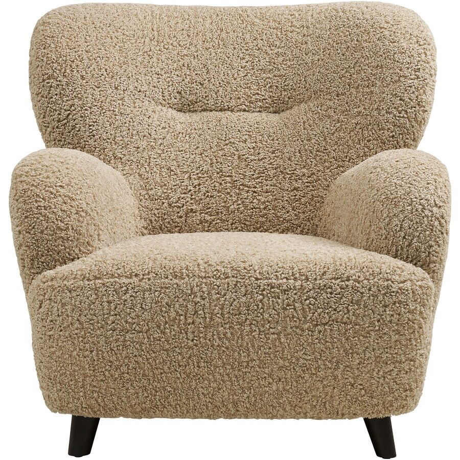 Sessel Faylo Braun Polyester 86 cm 84 cm - Farbe: Hellbraun - Sessel