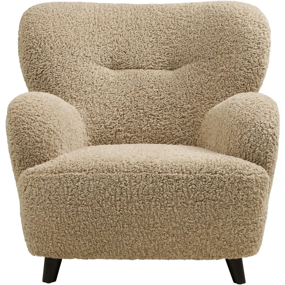 Sessel Faylo Braun Polyester 86 cm 84 cm - Farbe: Hellbraun - Sessel