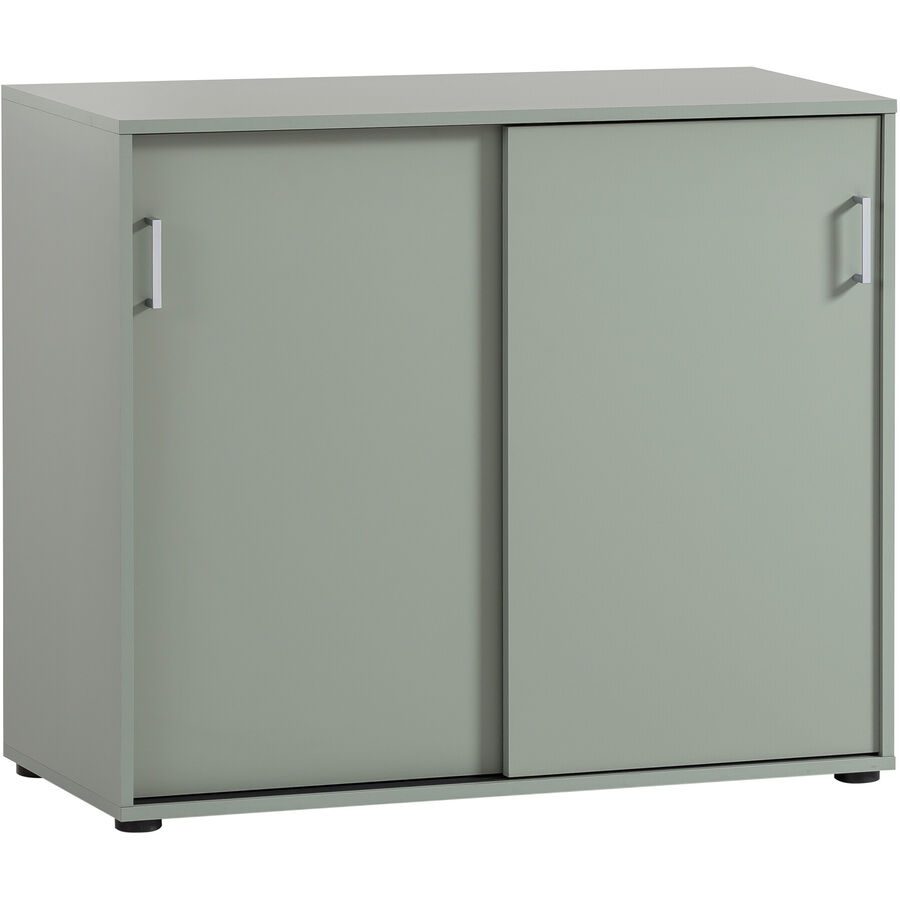 Aktenschrank Neil Grün Holz 100 cm 41 cm 83.6 cm - Material: Holzwerkstoff - Aktenschrank