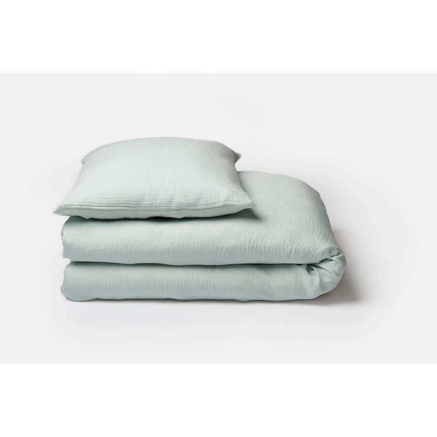 Journey Living Kissenbezug Ibiza Cyan Holzfasern 50 cm 70 cm - Farbe: Mint - Material: Lyocell - Kissenbezug