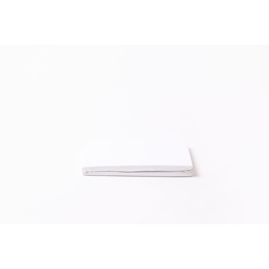 Fixleintuch Bellevue Weiss Baumwolle 180 cm 200 cm - Farbe: snow - Material: 100% Bio-Baumwolle - Fixleintuch