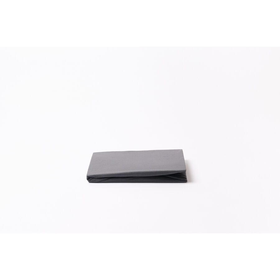 Journey Living Fixleintuch Bellevue Grau Baumwolle 90 cm 200 cm - Farbe: anthrazit - Material: 100% Bio-Baumwolle - Fixleintuch