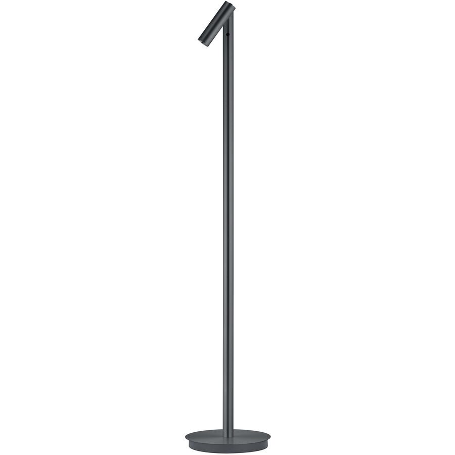 Designer-Stehlampe Bankamp POINT anthrazit dimmbar H 125 cm - Farbe: anthrazit eloxiert - LED - Lichtfarbe: Extra warmweiss - Material: