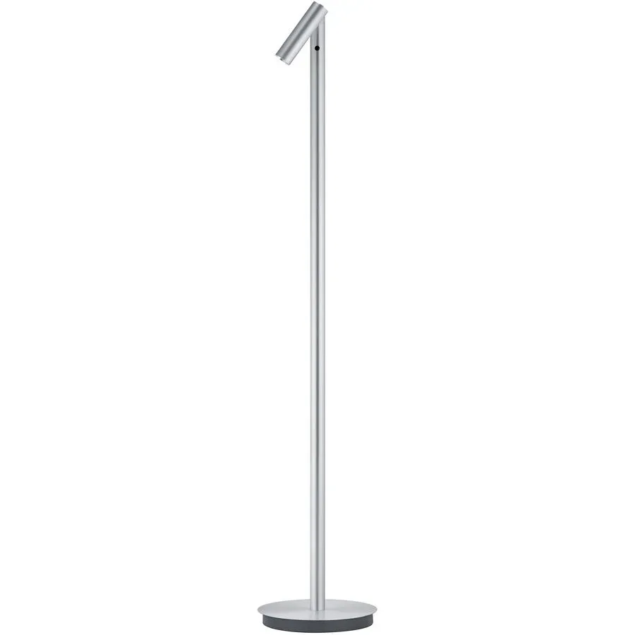 Designer-Stehlampe Bankamp POINT aluminium matt dimmbar H 125 cm - LED - Lichtfarbe: Extra warmweiss - Material: Aluminium/Stahl - Designer-Stehlampe-