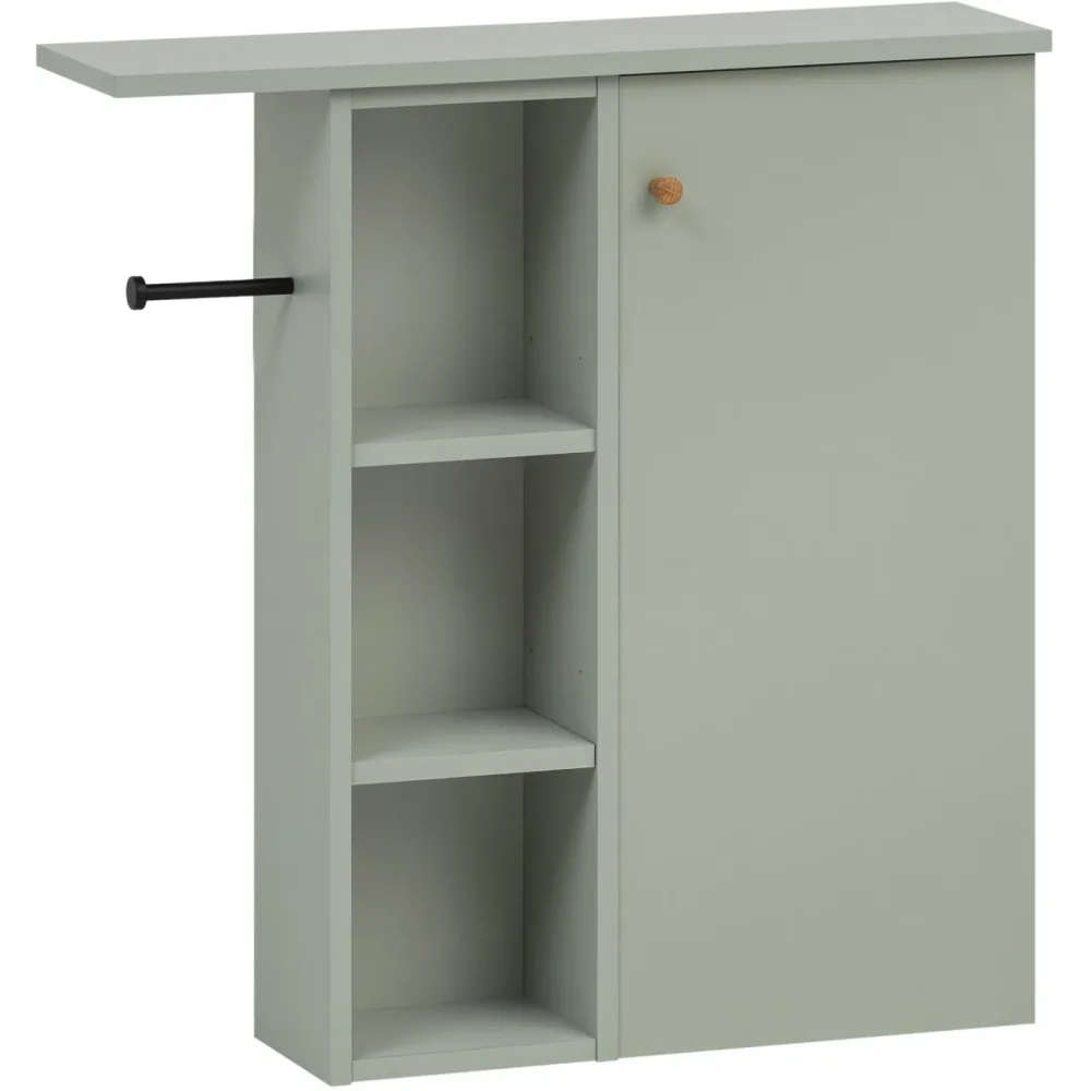 Unterschrank Arne Grün Holz 70.7 cm 17 cm 74.3 cm - Material: Holzwerkstoff - Unterschrank