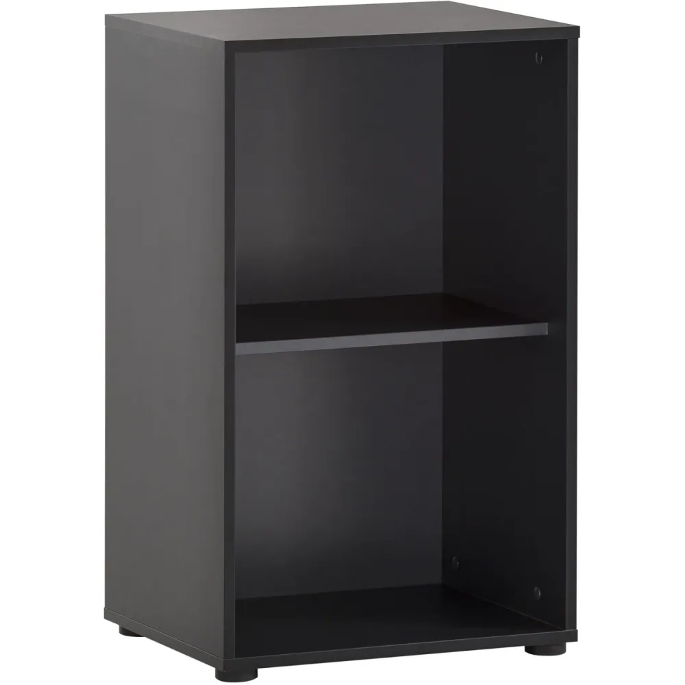 Regal Nio Schwarz Holz 50.9 cm 83.6 cm - Material: Holzwerkstoff - Regal