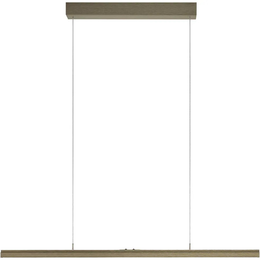 Designer-Pendellampe Bankamp Line X bronze 1 dimmbar - LED - Lichtfarbe: Extra warmweiss - Material: Aluminium/Stahl - Designer-Pendellampe- LED