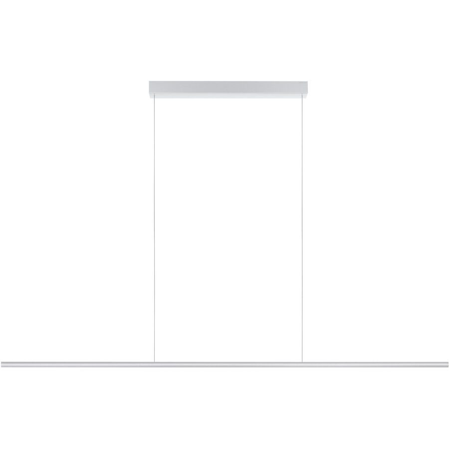 Designer-Pendellampe Bankamp Hexagon aluminium matt 180 cm - LED - Lichtfarbe: Extra warmweiss - Material: Aluminium/Stahl - Designer-Pendellampe- LED