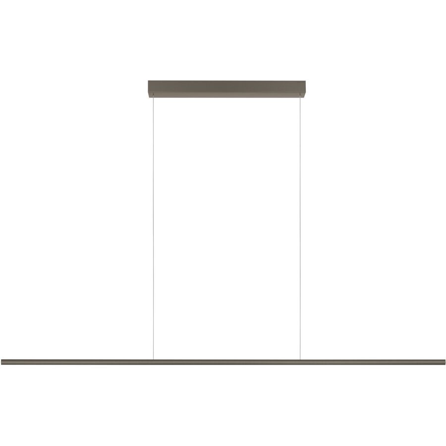 Designer-Pendellampe Bankamp Hexagon bronze 180 cm - LED - Lichtfarbe: Extra warmweiss - Material: Aluminium/Stahl - Designer-Pendellampe- LED