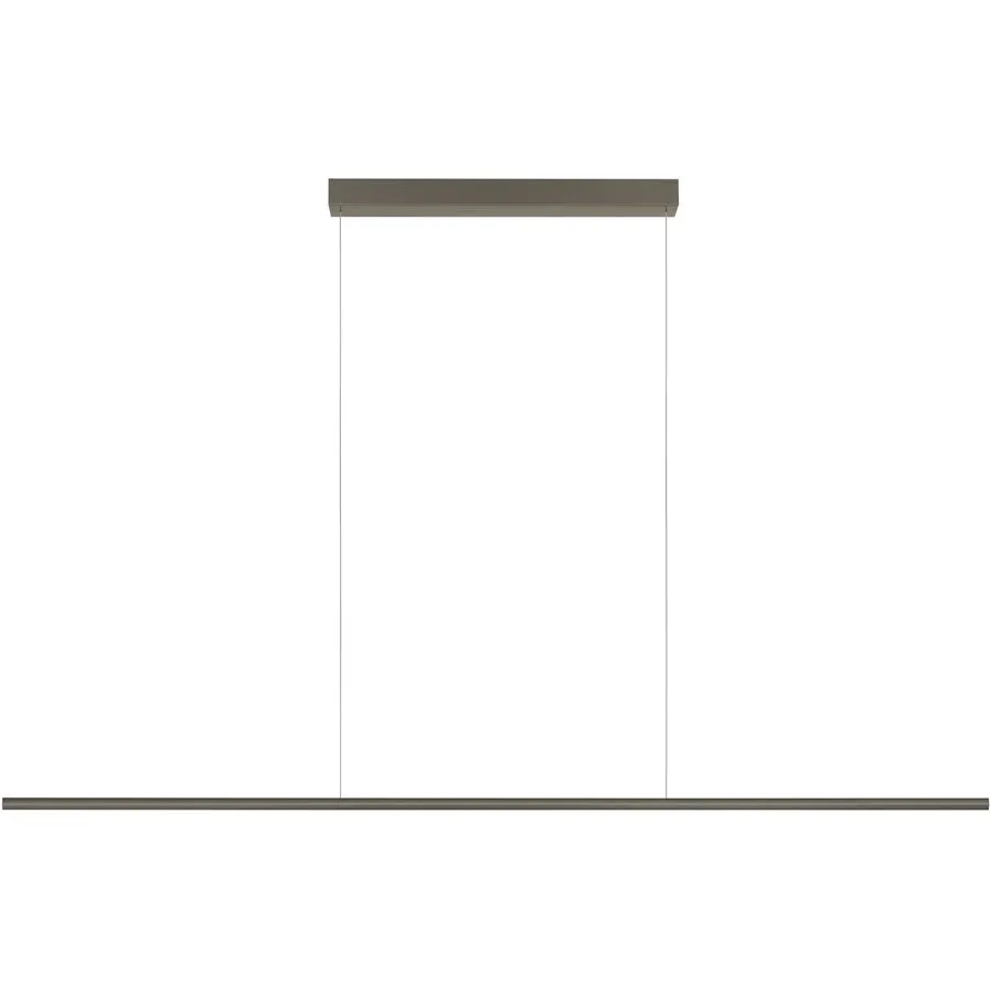 Designer-Pendellampe Bankamp Hexagon bronze 180 cm - LED - Lichtfarbe: Extra warmweiss - Material: Aluminium/Stahl - Designer-Pendellampe- LED