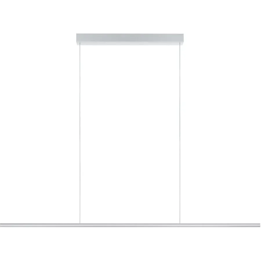 Designer-Pendellampe Bankamp Hexagon aluminium matt 150 cm - LED - Lichtfarbe: Extra warmweiss - Material: Aluminium/Stahl - Designer-Pendellampe- LED
