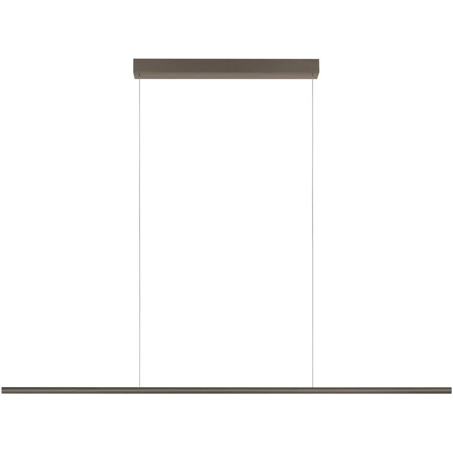 Designer-Pendellampe Bankamp Hexagon bronze 150 cm - LED - Lichtfarbe: Extra warmweiss - Material: Aluminium/Stahl - Designer-Pendellampe- LED