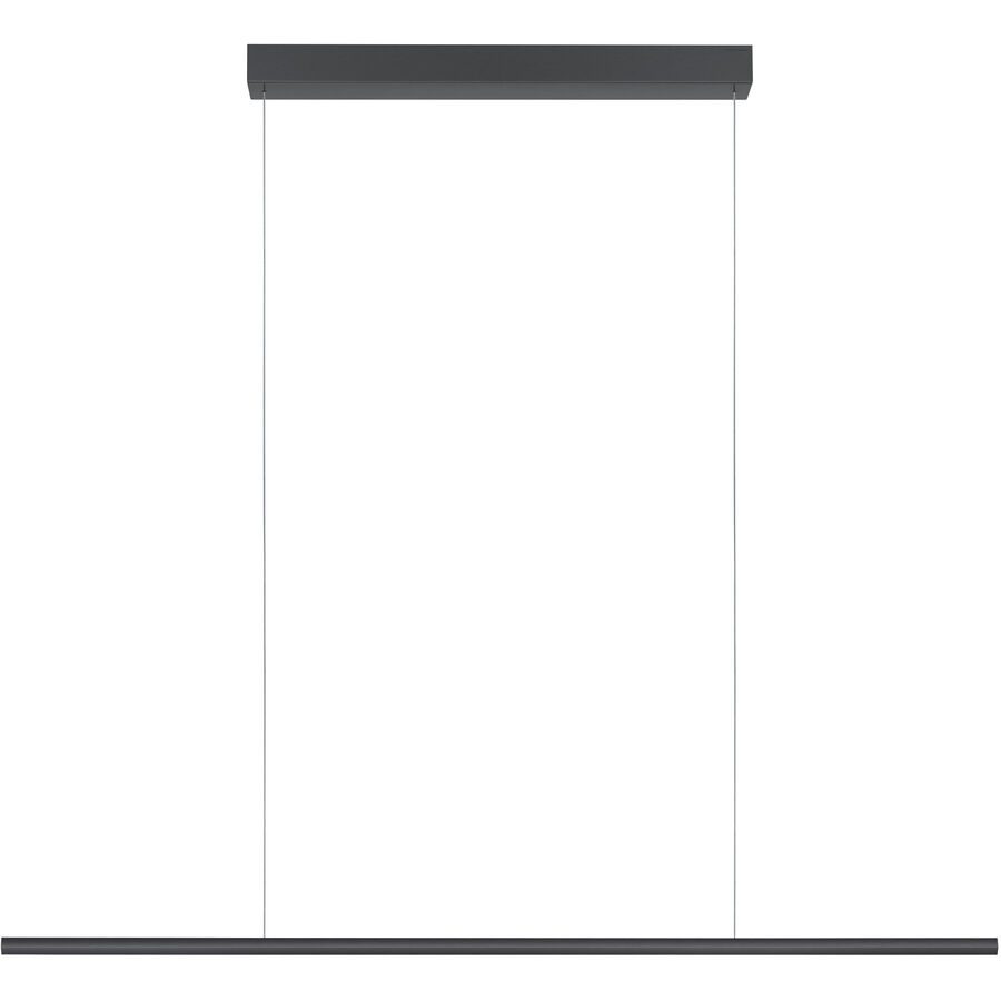 Designer-Pendellampe Bankamp Hexagon anthrazit 120 cm - Farbe: anthrazit eloxiert - LED - Lichtfarbe: Extra warmweiss - Material: Aluminium/Stahl -