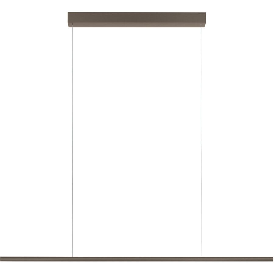 Designer-Pendellampe Bankamp Hexagon bronze 120 cm - LED - Lichtfarbe: Extra warmweiss - Material: Aluminium - Designer-Pendellampe- LED