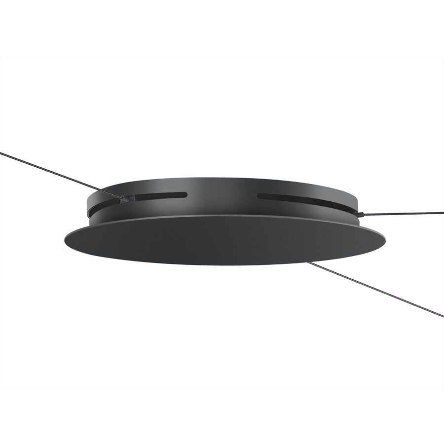 Baldachin Bankamp Globe schwarz D 30 cm für 1-3 Pendel - Material: Aluminium/Stahl - System