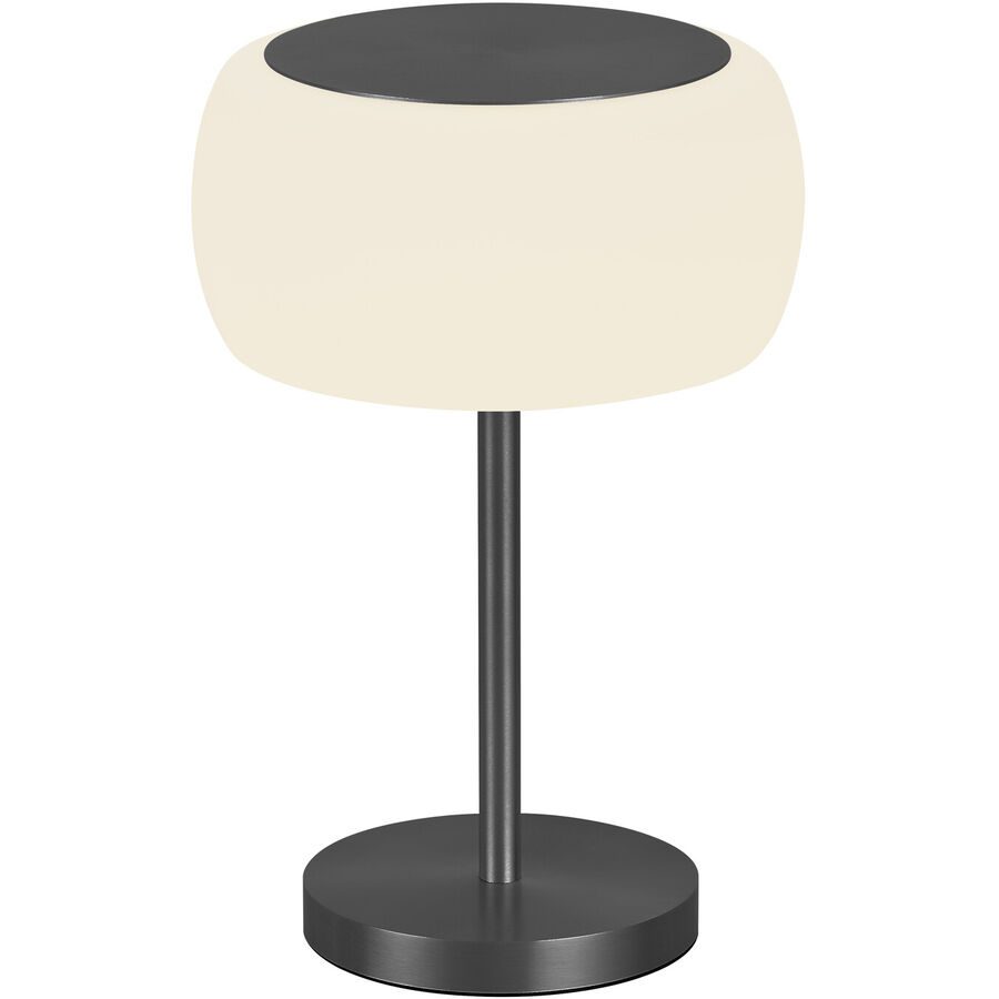 Designer-Tischlampe Bankamp Bold schwarz dimmbar D 22.5 cm - LED - Lichtfarbe: Extra warmweiss - Material: Aluminium/Stahl - Designer-Tischlampe- LED