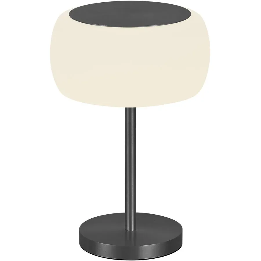 Designer-Tischlampe Bankamp Bold schwarz dimmbar D 22.5 cm - LED - Lichtfarbe: Extra warmweiss - Material: Aluminium/Stahl - Designer-Tischlampe- LED