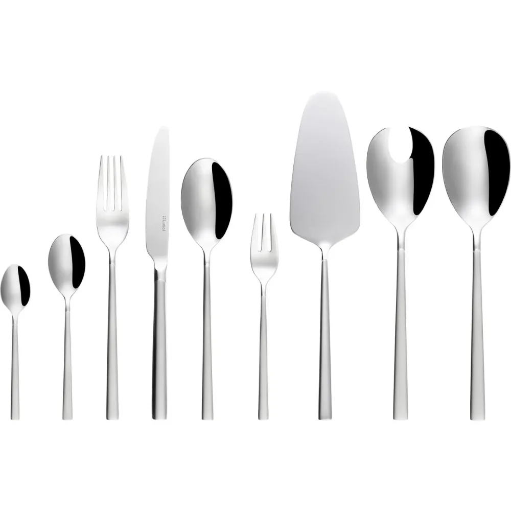 Sola Besteck-Set Portofino - Farbe: chrom - Material: Chromnickelstahl 18/10 - Besteck-Set