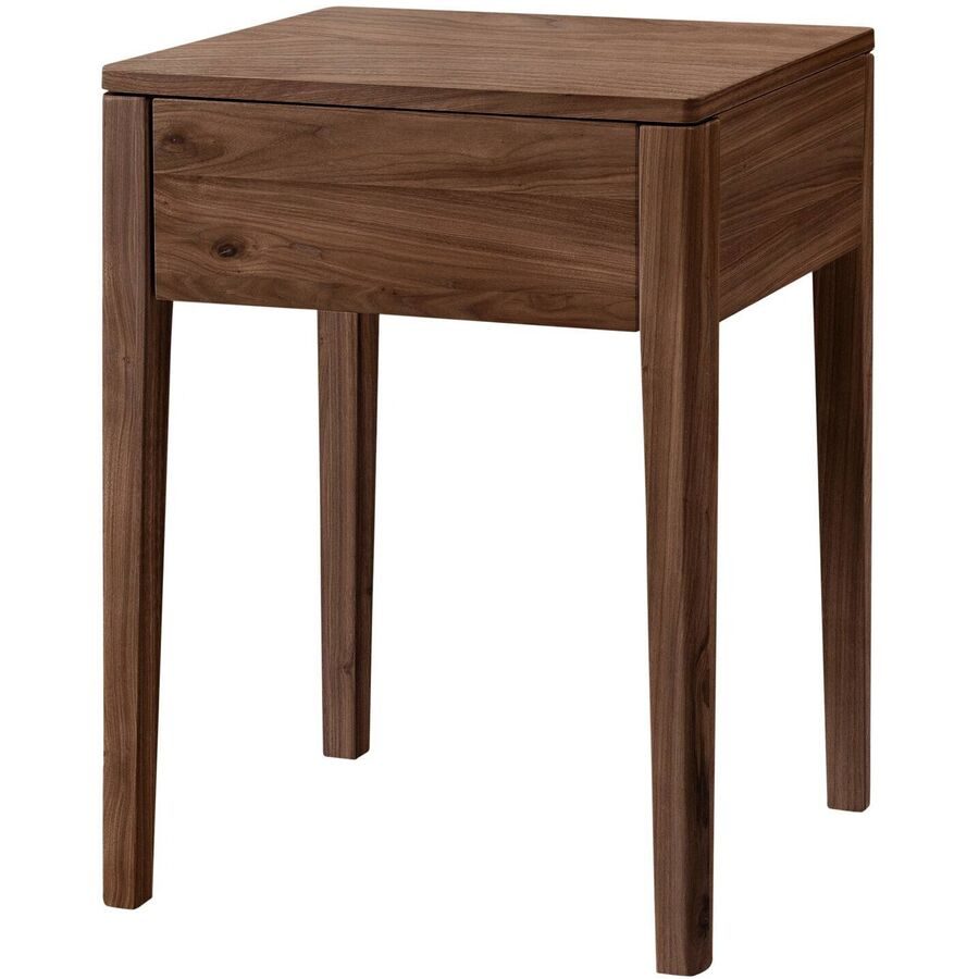 Hasena Nachttisch Chilly Braun Holz 43 cm - Farbe: natur - Material: Nussbaum - Nachttisch