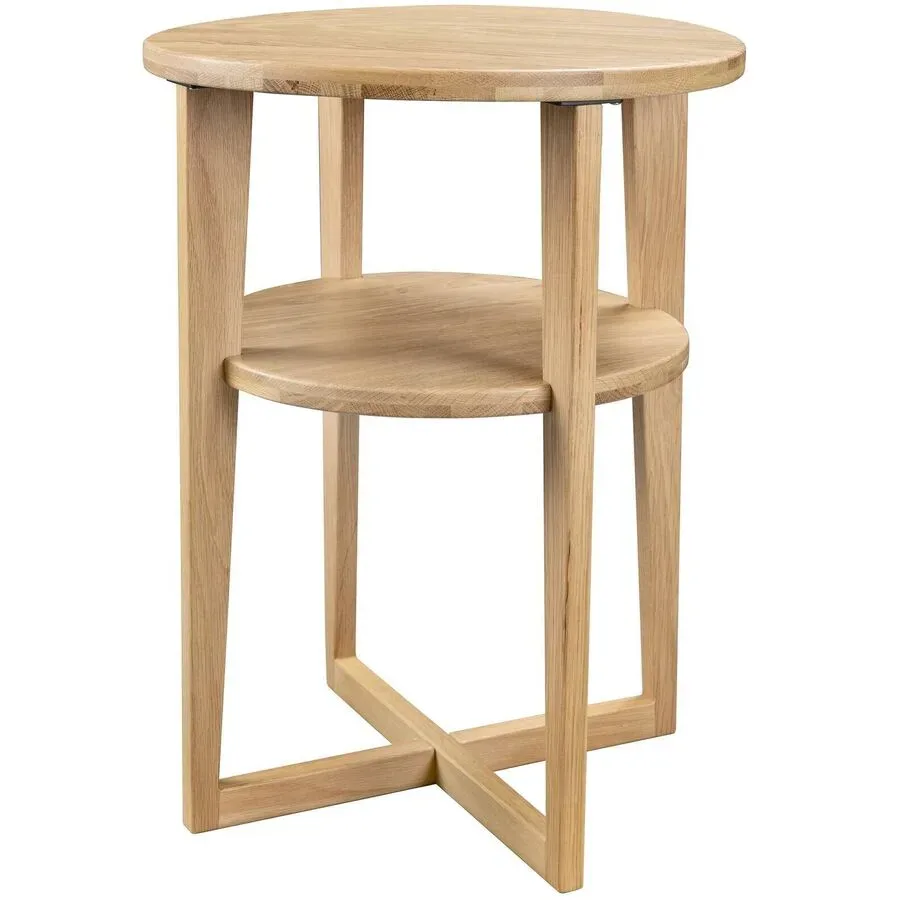 Hasena Nachttisch Wilson Braun Holz 42 cm - Farbe: natur - Material: Eiche - Nachttisch