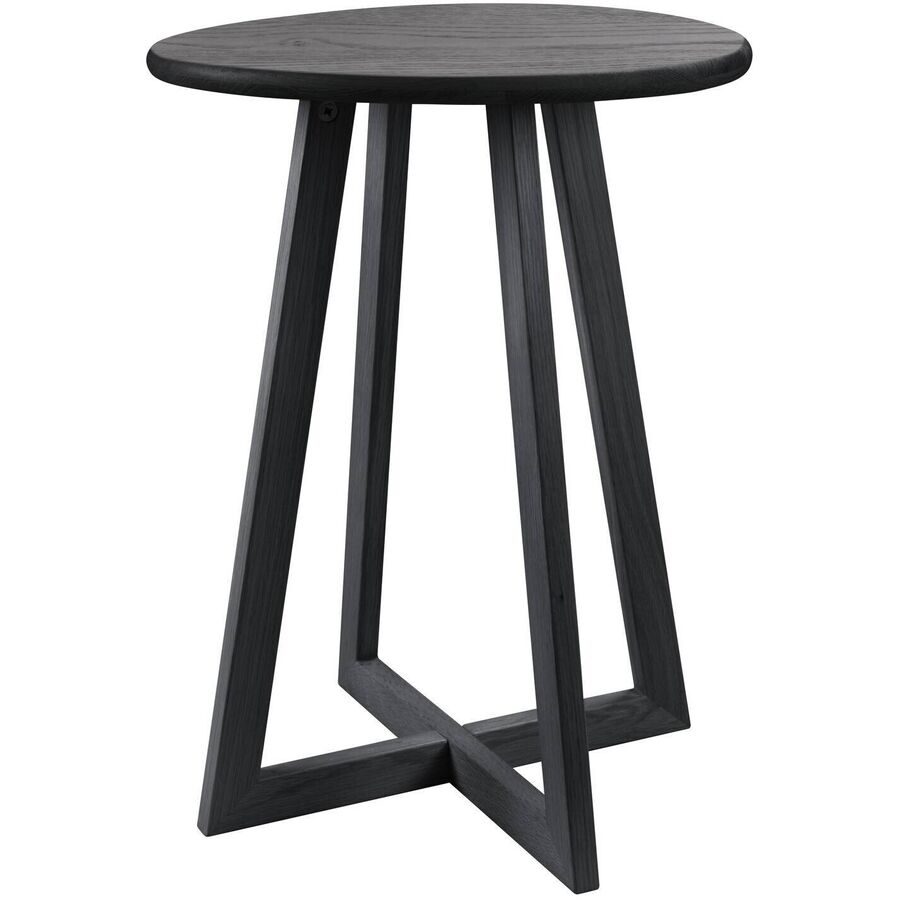 Hasena Nachttisch Roy Grau Holz 42 cm - Farbe: graphit - Material: Eiche - Nachttisch