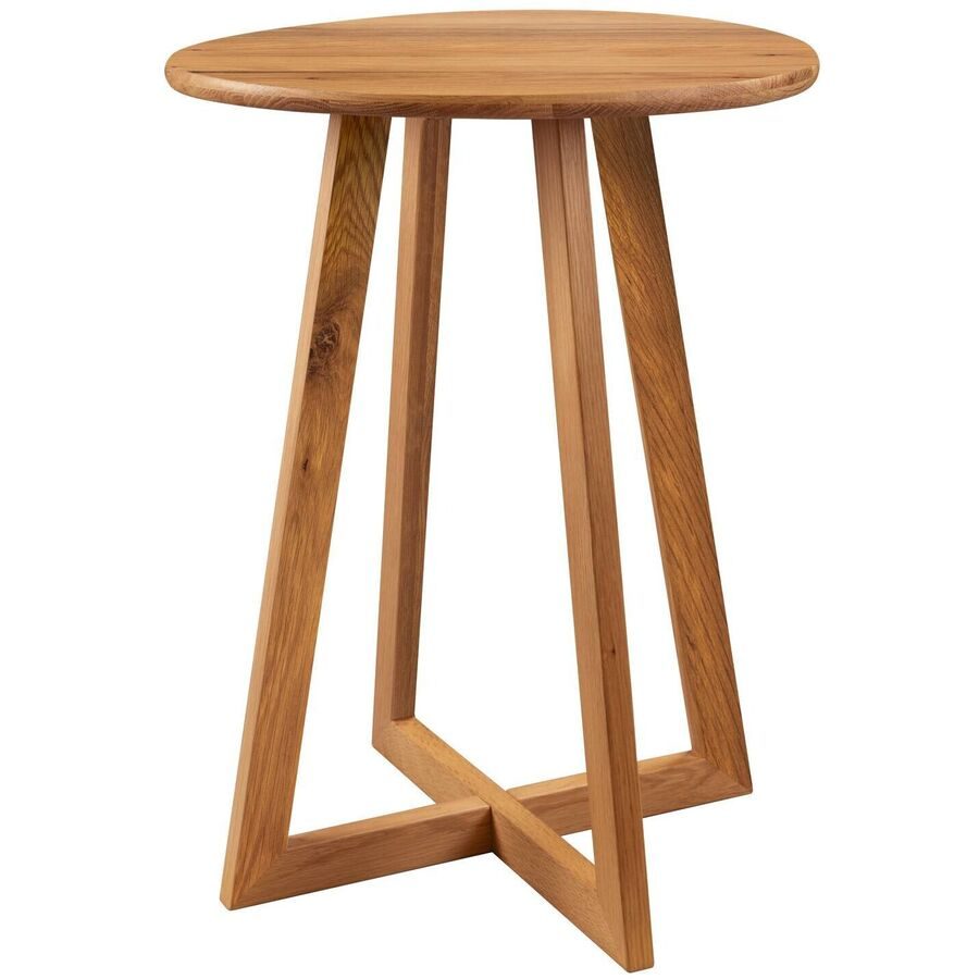 Hasena Nachttisch Roy Braun Holz 42 cm - Farbe: natur - Material: Wildeiche - Nachttisch