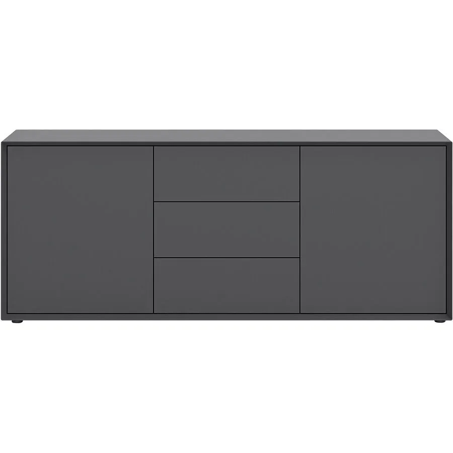 Sideboard Sleek Grau MDF 179 cm 73 cm - Farbe: anthrazit - Sideboard