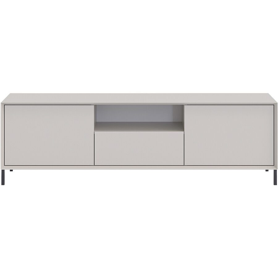 Lowboard Sleek Beige Holz 179 cm 55 cm 45 cm - Farbe: champagne - Material: MDF - Lowboard