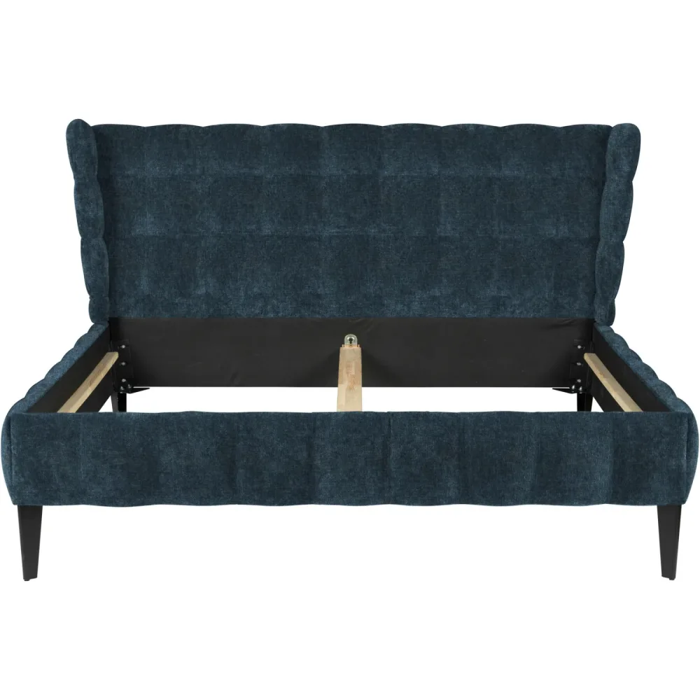 Bett Hemingway Cyan Stoff 140 x 220 cm - Farbe: petrol - Bett