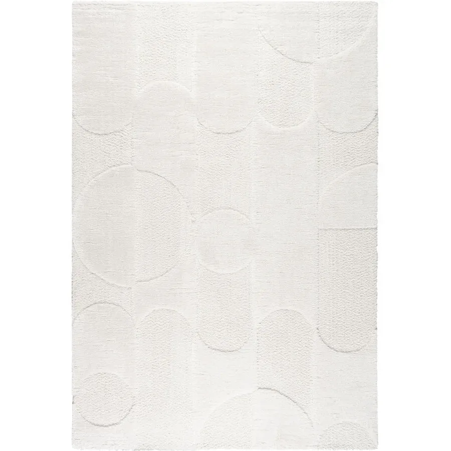 Eno Weiss Polyester - Teppich