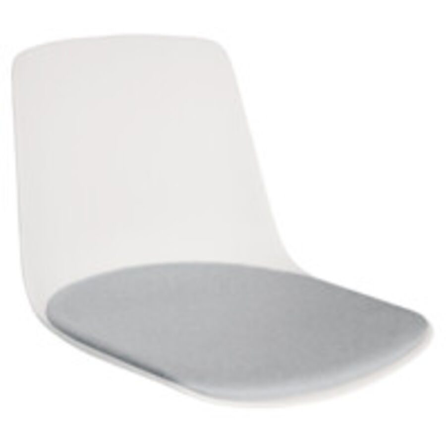 Bürostuhl Livio Weiss 45 cm 39.5 cm - Material: Polypropylen - Bürostuhl
