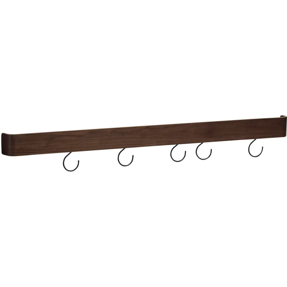 DAN-FORM Wandregal Protopia Braun Holz 8 cm - Farbe: Walnuss - Wandregal