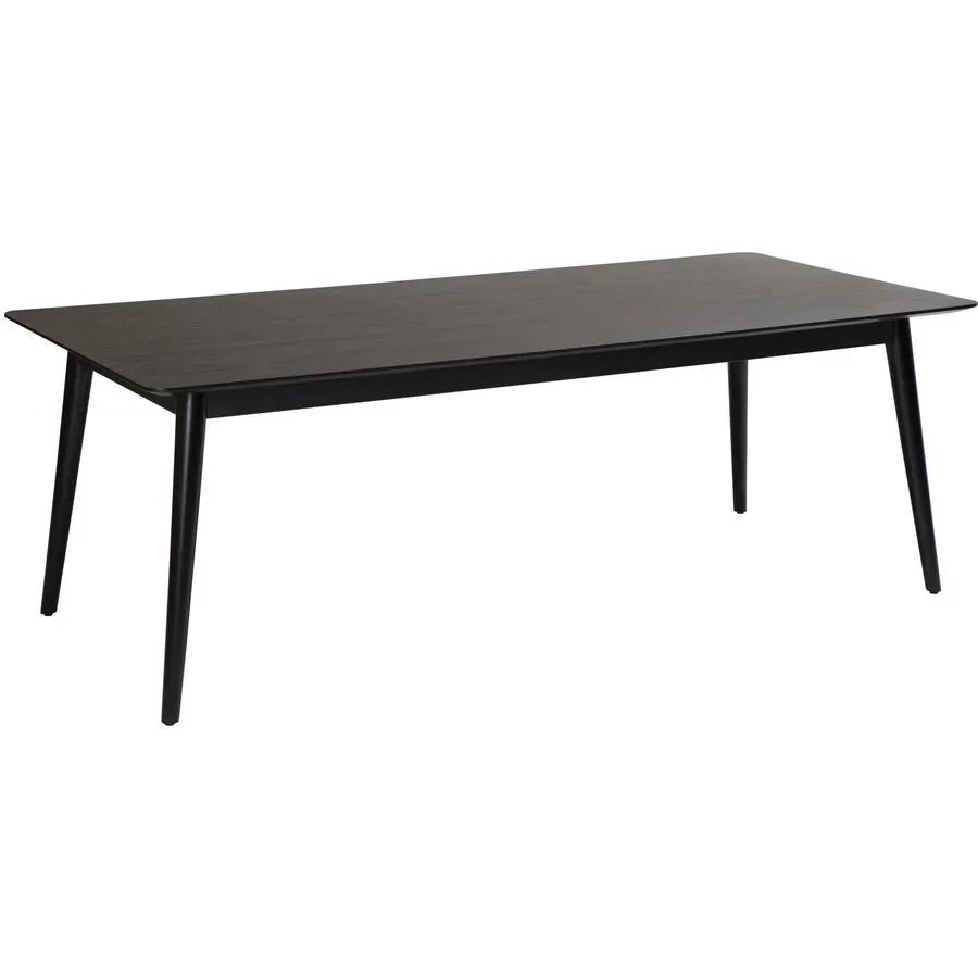 DAN-FORM Esstisch Yolo Schwarz Holz 100 cm - Esstisch