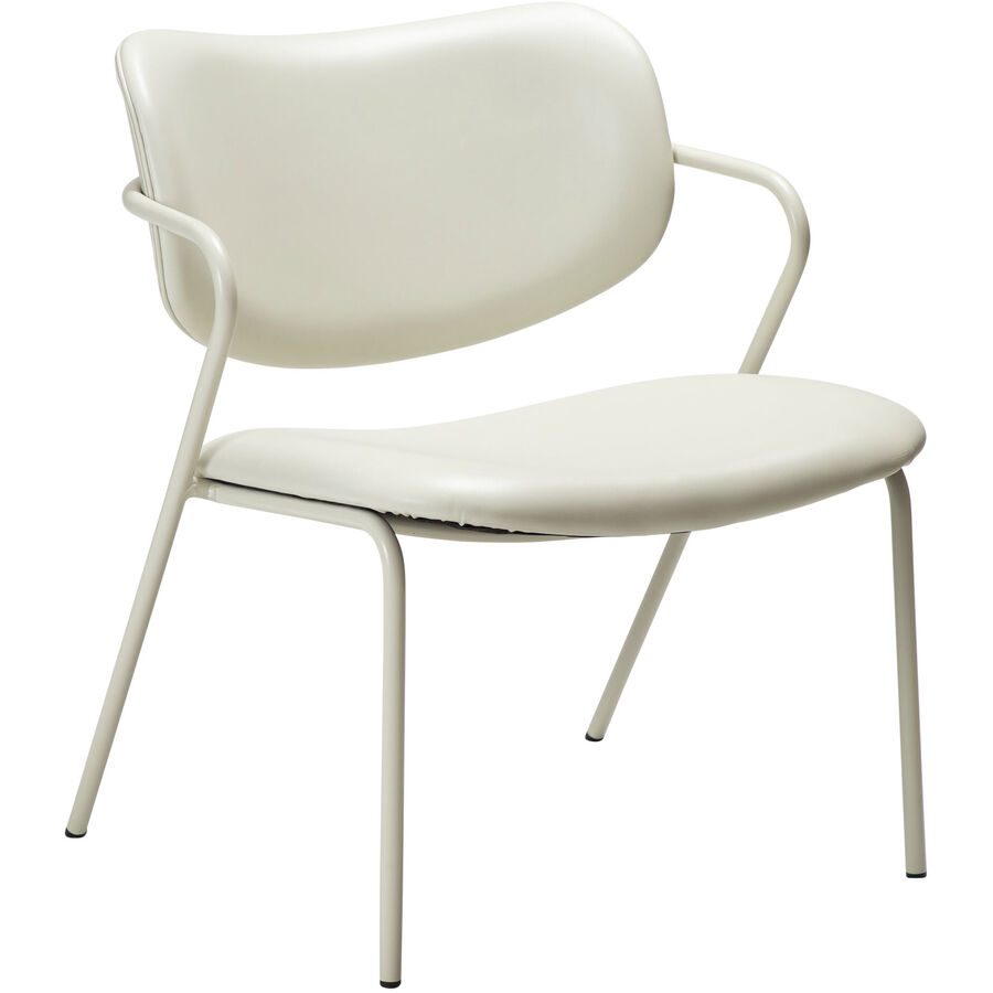 DAN-FORM Sessel Zed Beige Kunstleder 63 cm 67 cm - Farbe: hellbeige - Sessel