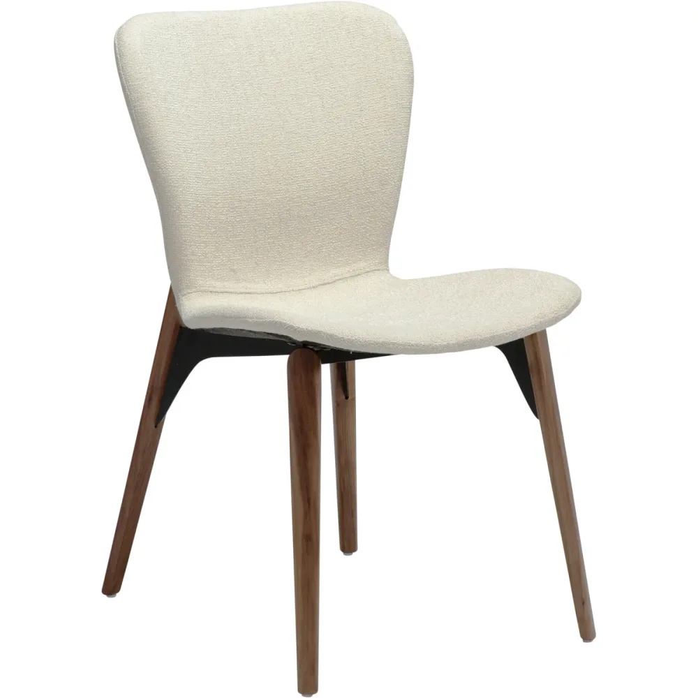 DAN-FORM Stuhl 2er-Set Paragon Beige/Braun Stoff 50.5 cm - Farbe: braun/beige - Stuhl 2er-Set